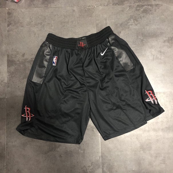Men NBA Houston Rockets Black Nike Shorts 0416->toronto raptors->NBA Jersey